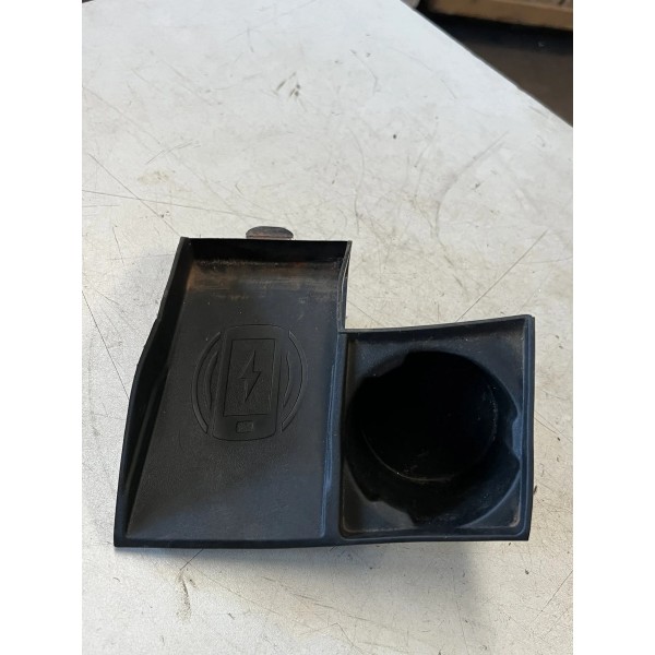 Borracha Console Indução Porta Copos Strada 1.3 2023 Origina Preto
