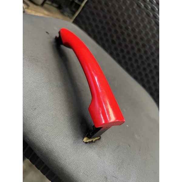 Maçaneta Externa Direita Traseira Fiat Strada 2023 Original Vermelho Traseira