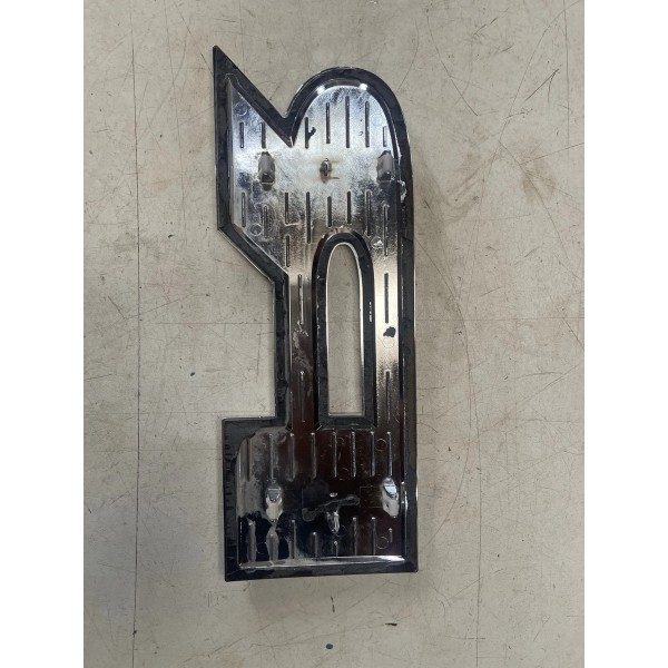 Emblema Tampa Traseira Dodge Ram 3500 2022 Prateado