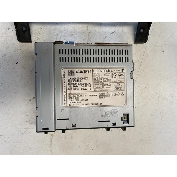 Kit Multimidia/ Radio Chevrolet S10 2.5 Flex 2017
