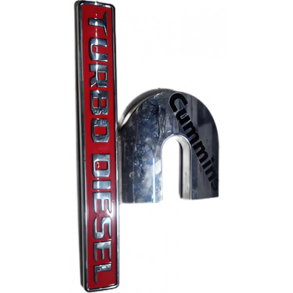 Emblema Cummins Turbo Diesel Dodge Ram 2500