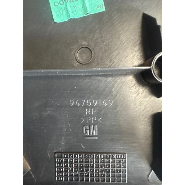 Acabamento Banco Traseiro Direito S10 2020 Original Preto