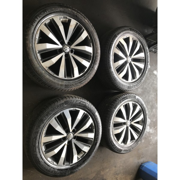 Rodas Com Pneus Amarok V6 2018 Original Usado