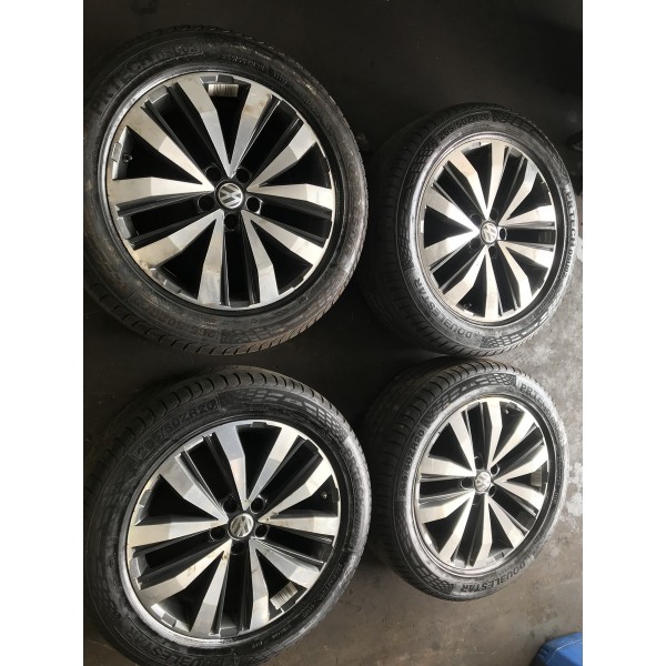 Rodas Com Pneus Amarok V6 2018 Original Usado