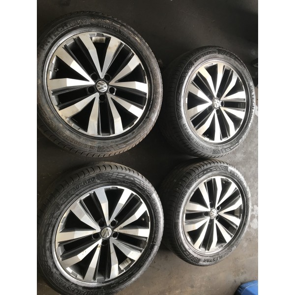 Rodas Com Pneus Amarok V6 2018 Original Usado