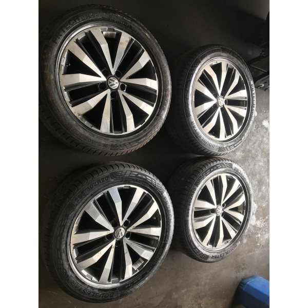 Rodas Com Pneus Amarok V6 2018 Original Usado